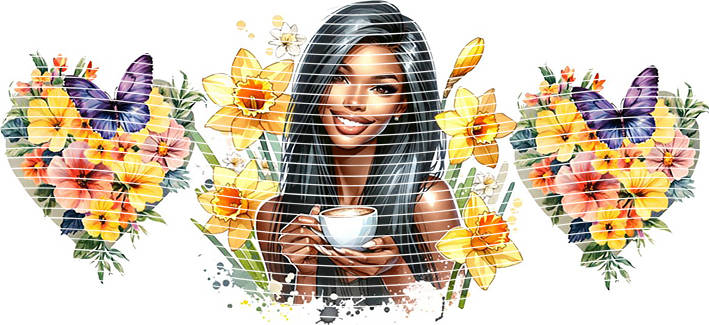 16oz Sunflower Girl-SU-124